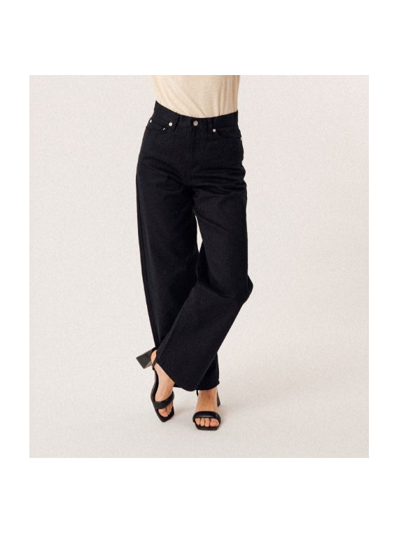 Jeans pour Femme Fabriqué en France Coupe Large Taille Haute - 1083