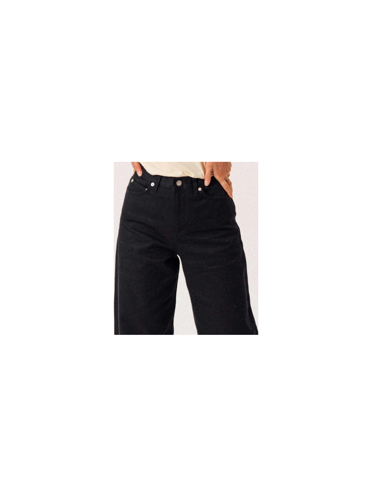 Jeans pour Femme Fabriqué en France Coupe Large Taille Haute - 1083
