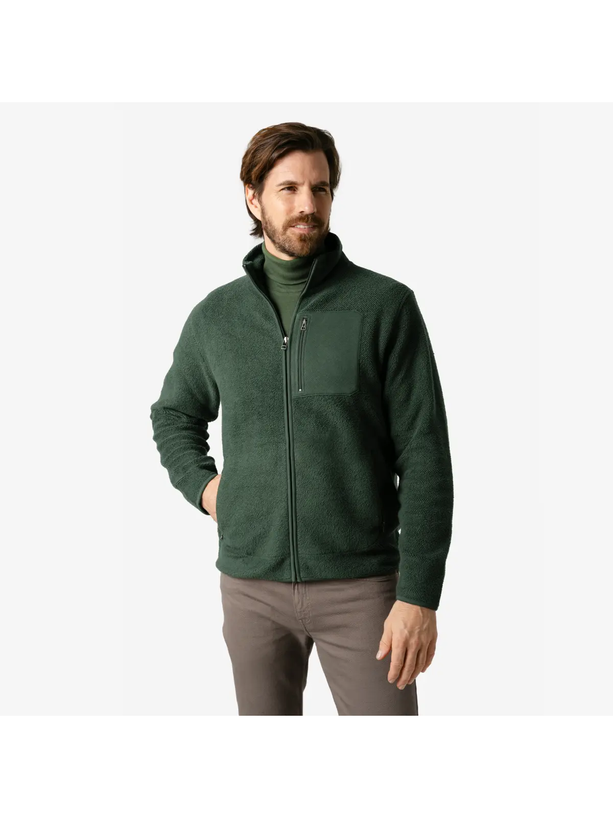 Veste Polaire pour Homme en 100% coton bio - Livingcrafts