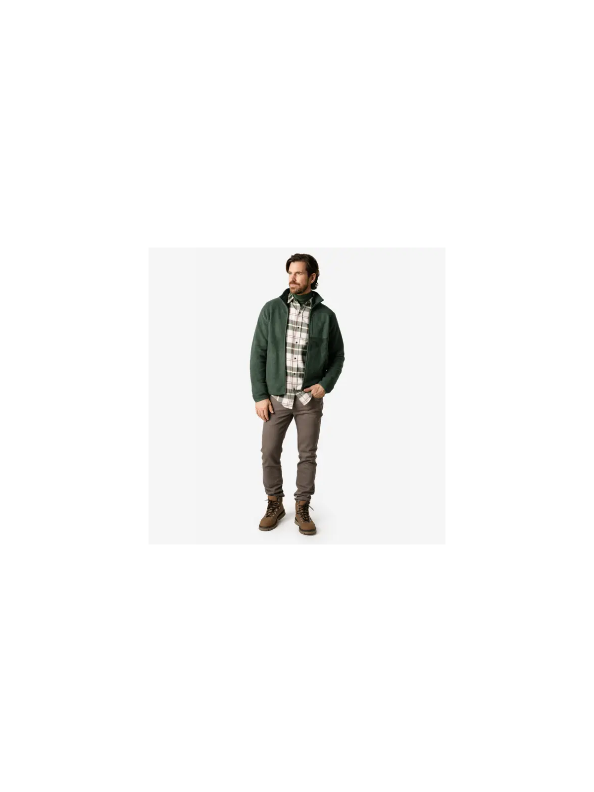 Veste Polaire pour Homme en 100% coton bio - Livingcrafts