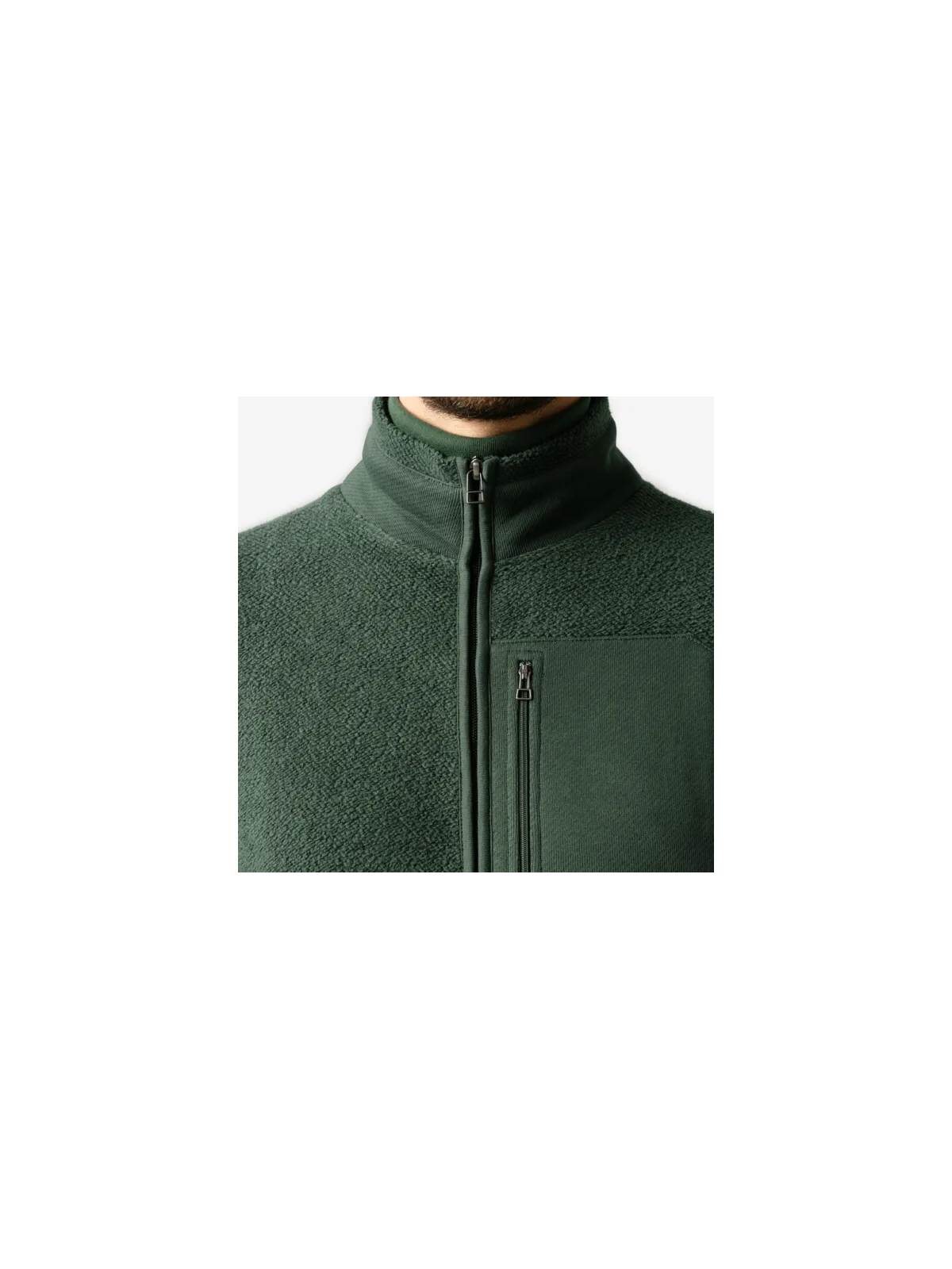 Veste Polaire pour Homme en 100% coton bio - Livingcrafts