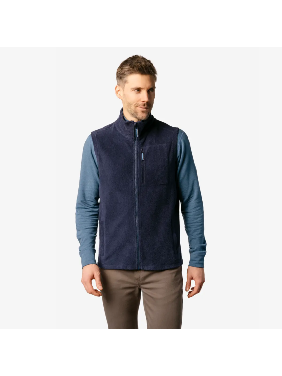 Veste Polaire sans Manche pour Homme en 100% coton bio - Livingcrafts