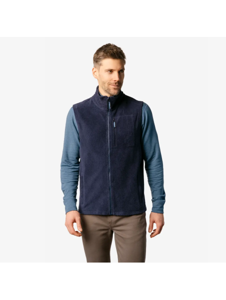Veste Polaire sans Manche pour Homme en 100% coton bio - Livingcrafts