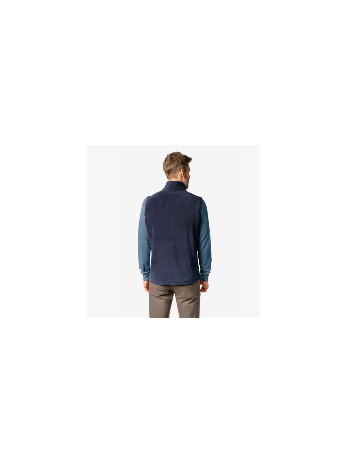 Veste Polaire sans Manche pour Homme en 100% coton bio - Livingcrafts