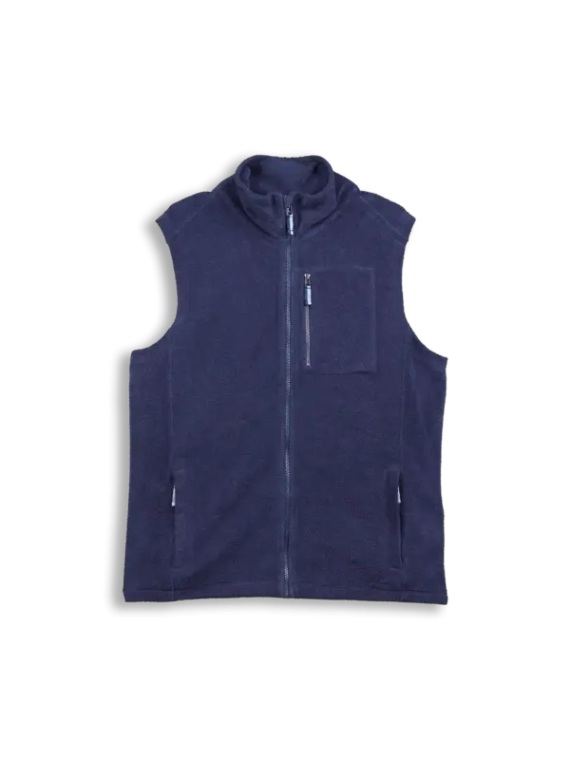 Veste Polaire sans Manche pour Homme en 100% coton bio - Livingcrafts