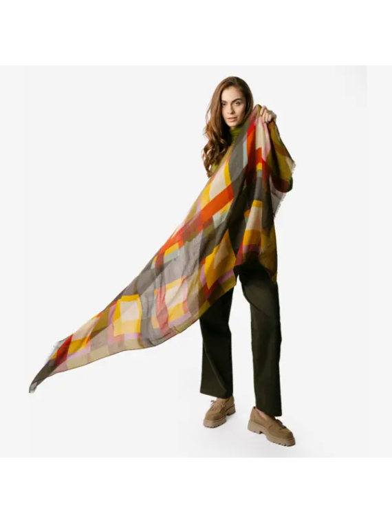 Echarpe Unisexe en 100% Laine Fabriquée en Allemagne -  Living Crafts