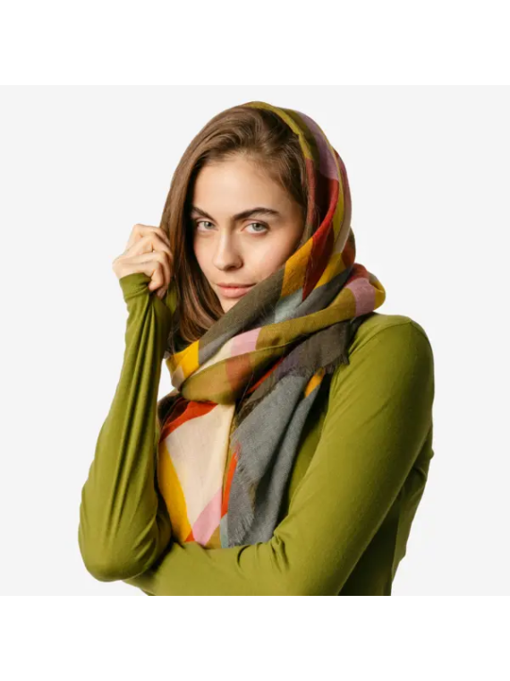 Echarpe Unisexe en 100% Laine Fabriquée en Allemagne -  Living Crafts