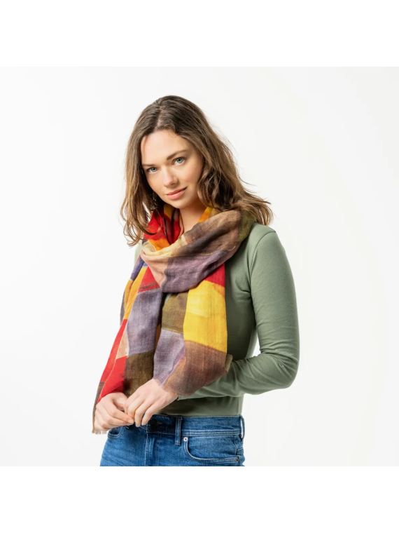 Echarpe Unisexe en 100% Laine Fabriquée en Allemagne -  Living Crafts