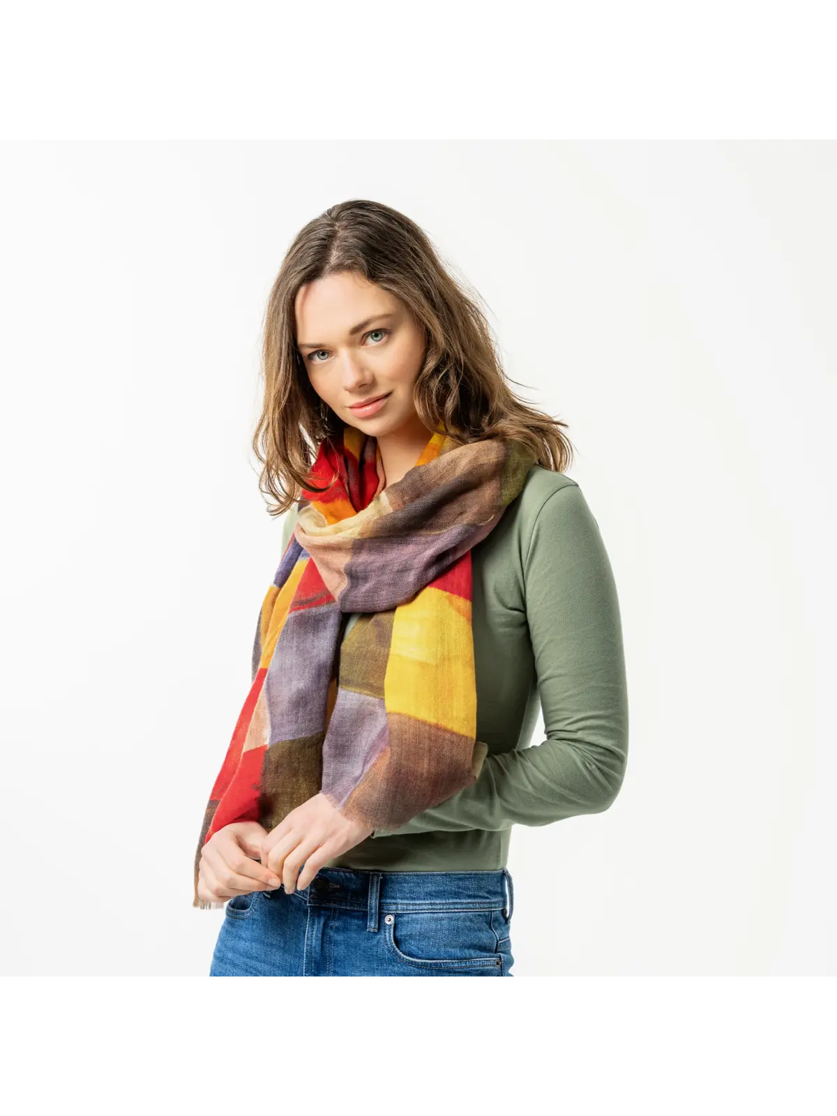 Echarpe Unisexe en 100% Laine Fabriquée en Allemagne -  Living Crafts