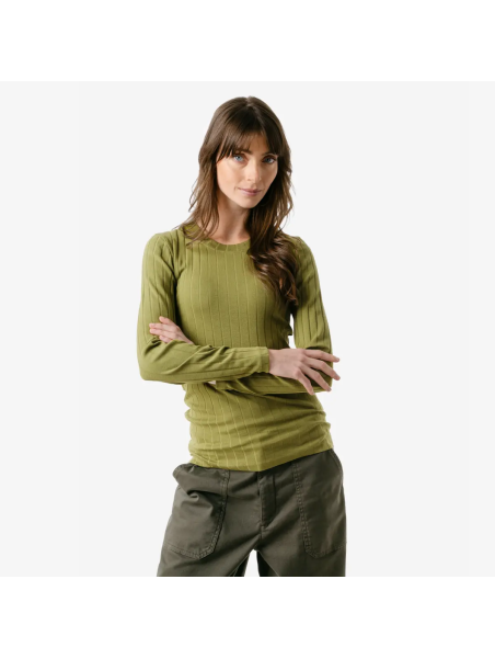 Tee-shirt Manches Longues pour Femme en Coton Bio - Livingcrafts