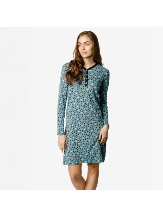 Chemise de Nuit pour Femme en 100% Coton Bio - Livingcrafts