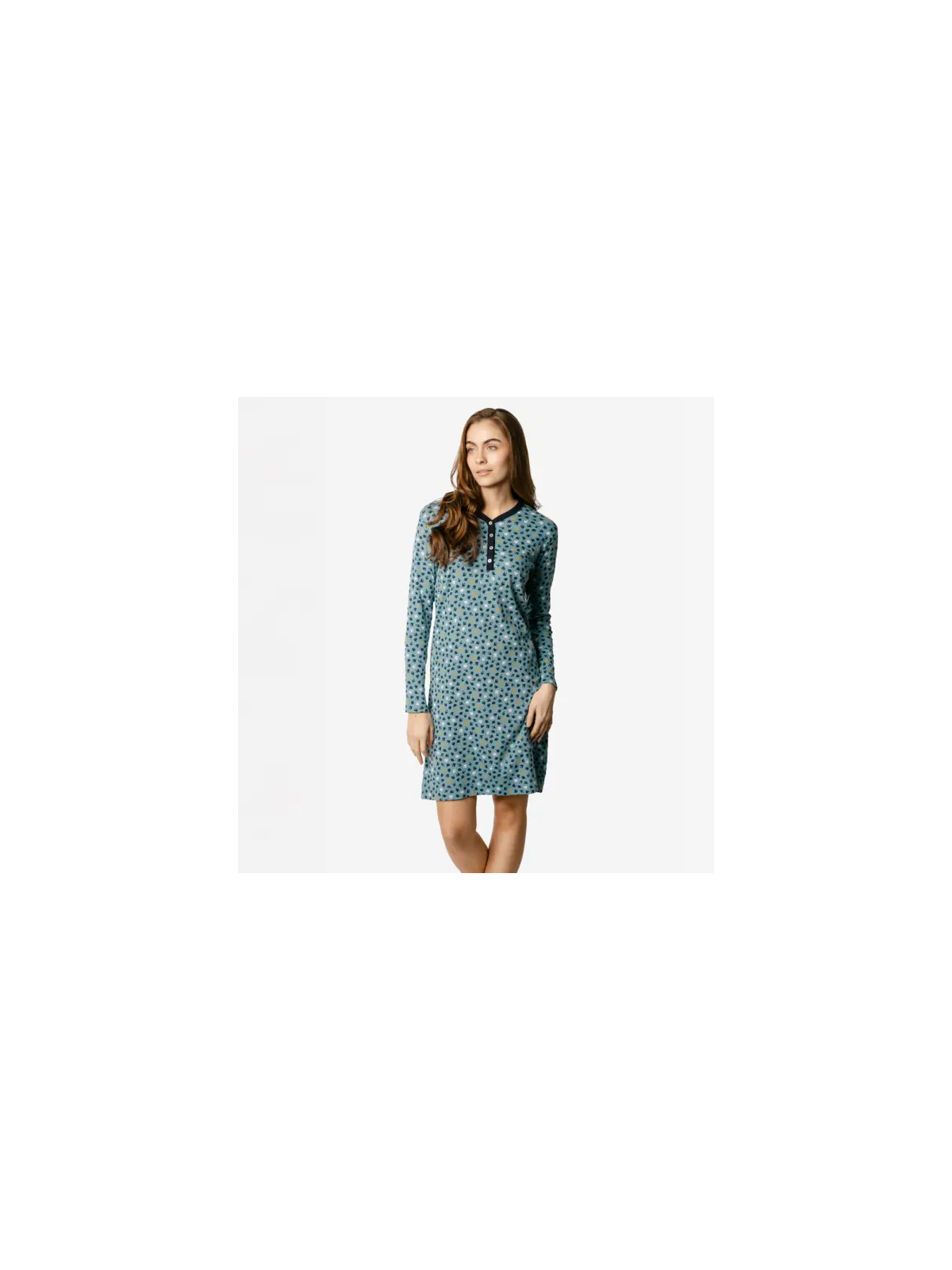 Chemise de Nuit pour Femme en 100% Coton Bio - Livingcrafts