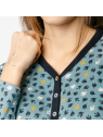 Chemise de Nuit pour Femme en 100% Coton Bio - Livingcrafts