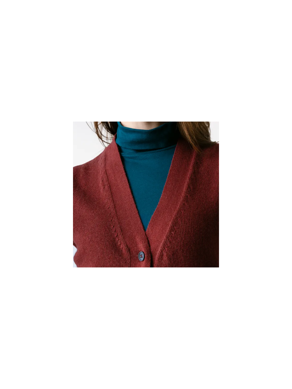 Veste sans Manche en Coton BIo et laine- Livingcrafts