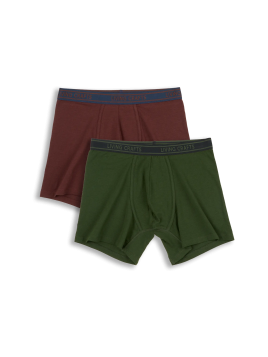 Lot de 2 Boxers Longs pour Homme en Coton Bio - Livingcrafts