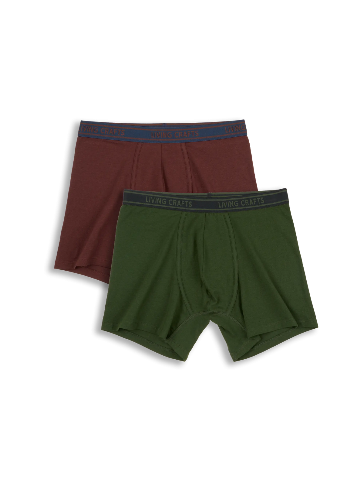 Lot de 2 Boxers Longs pour Homme en Coton Bio - Livingcrafts