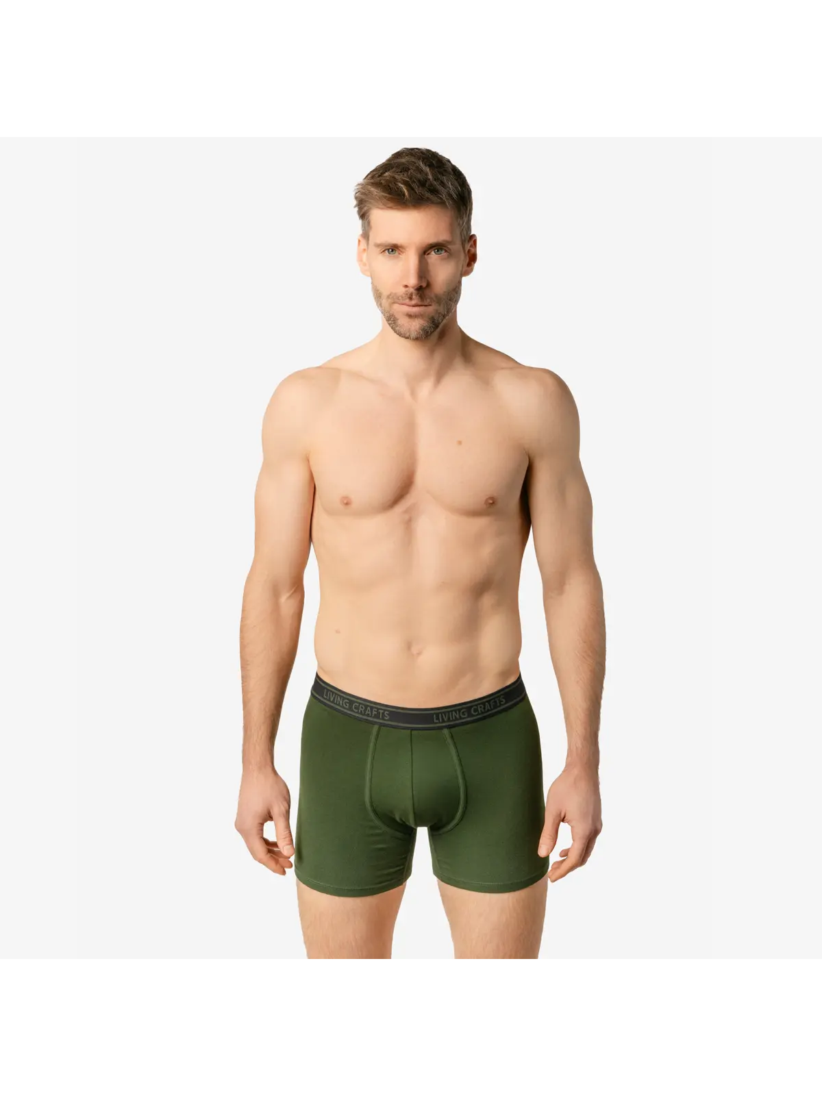 Lot de 2 Boxers Longs pour Homme en Coton Bio - Livingcrafts