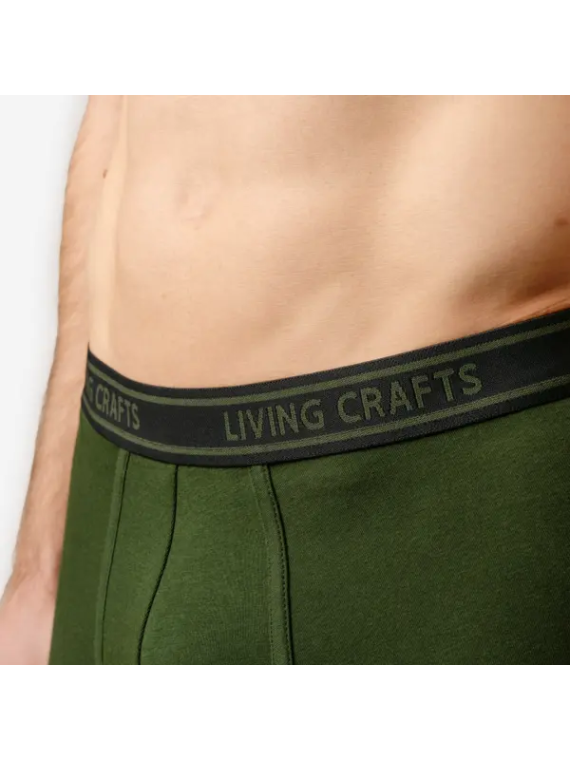 Lot de 2 Boxers Longs pour Homme en Coton Bio - Livingcrafts