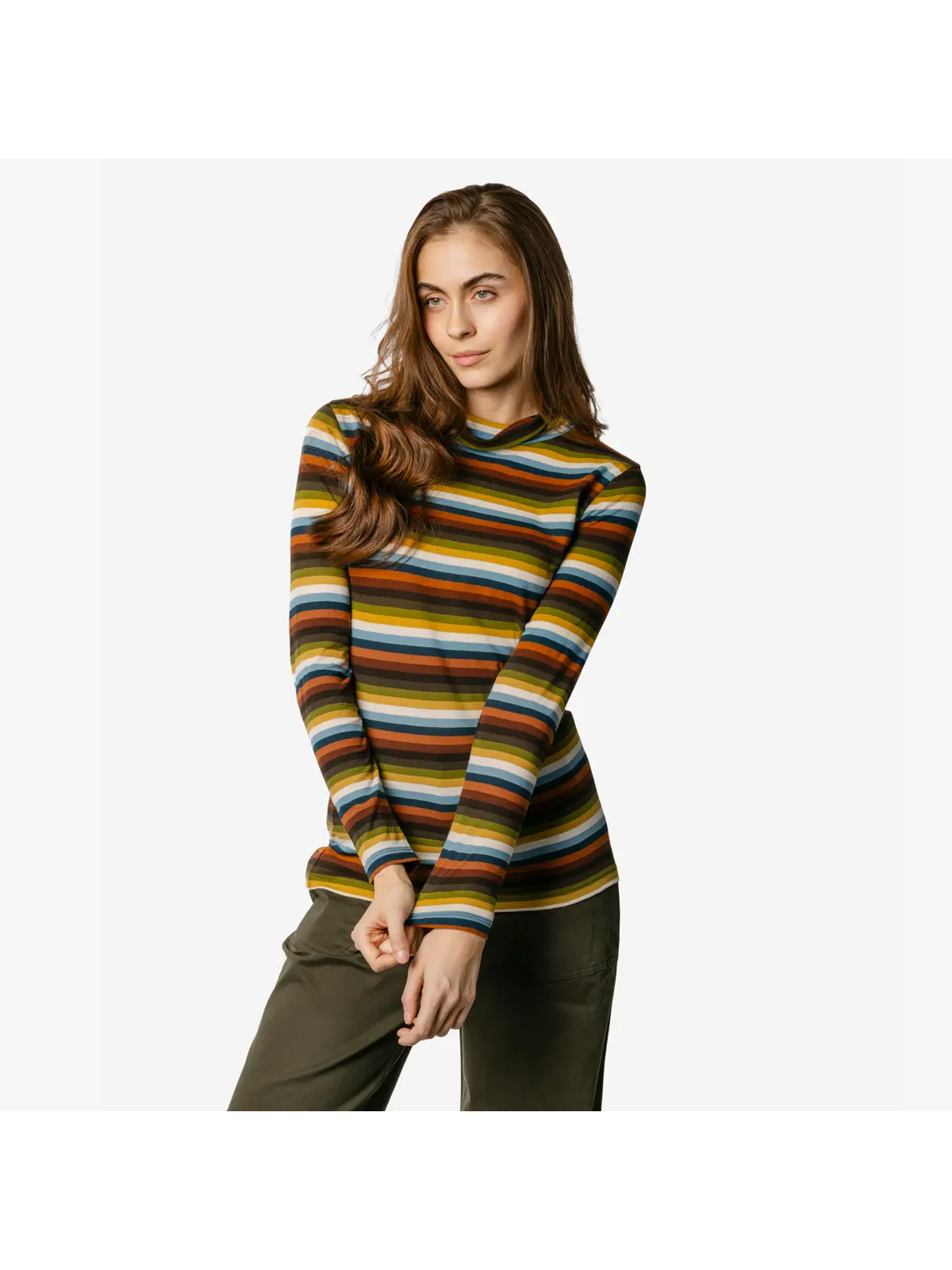Haut Col Roulé pour Femme en 100% Coton BIO - LIvingcrafts
