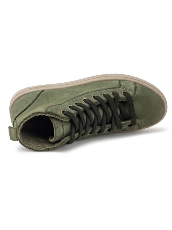 Chaussures Montantes pour Femme en Cuir Doublées Laine - Naturalworld