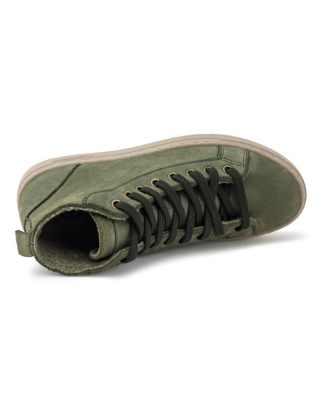 Chaussures Montantes pour Femme en Cuir Doublées Laine - Naturalworld