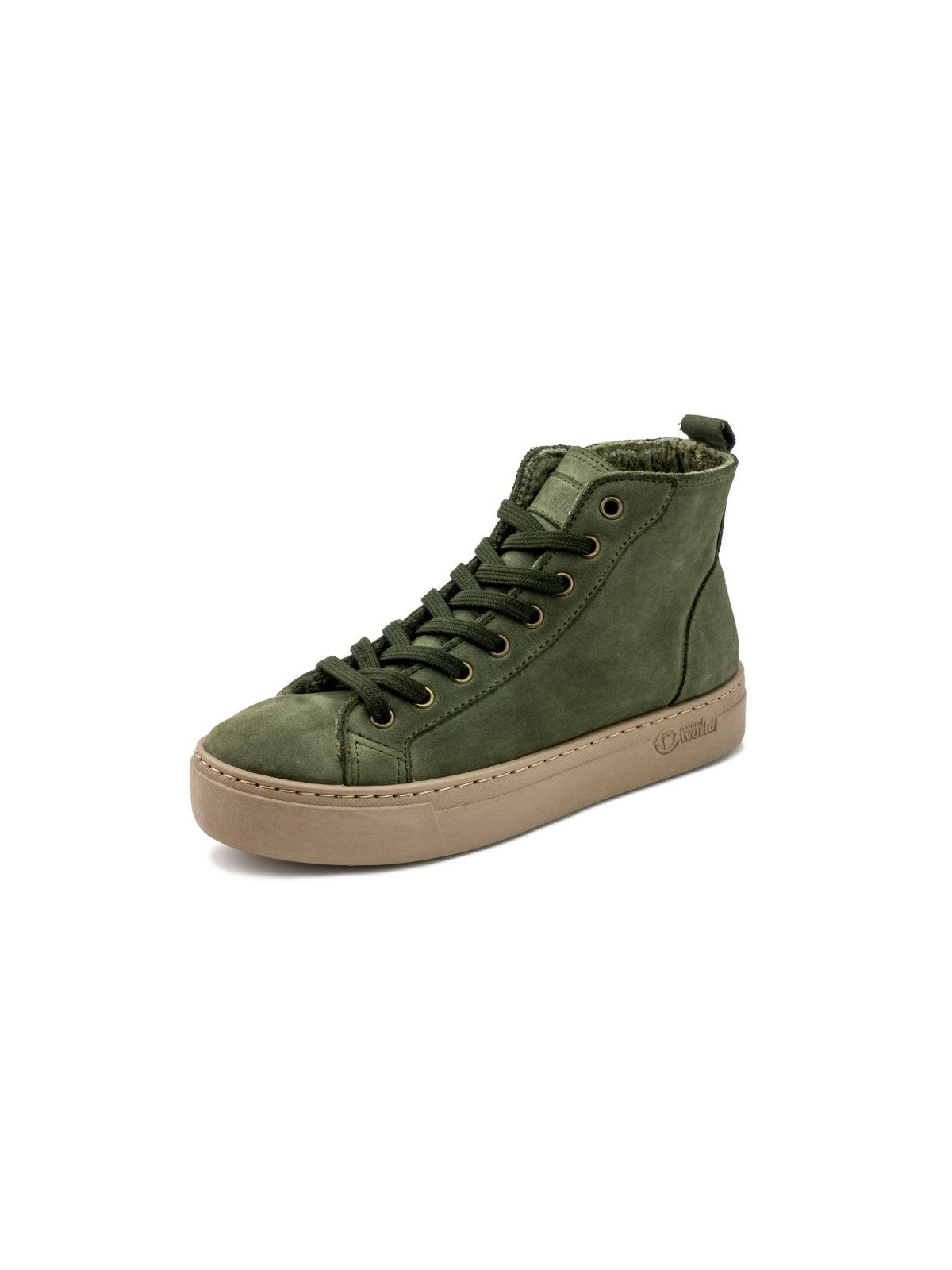 Chaussures Montantes pour Femme en Cuir Doublées Laine - Naturalworld