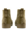 Chaussures Montantes Fourrées Laine Couleur Beige - Naturalworld
