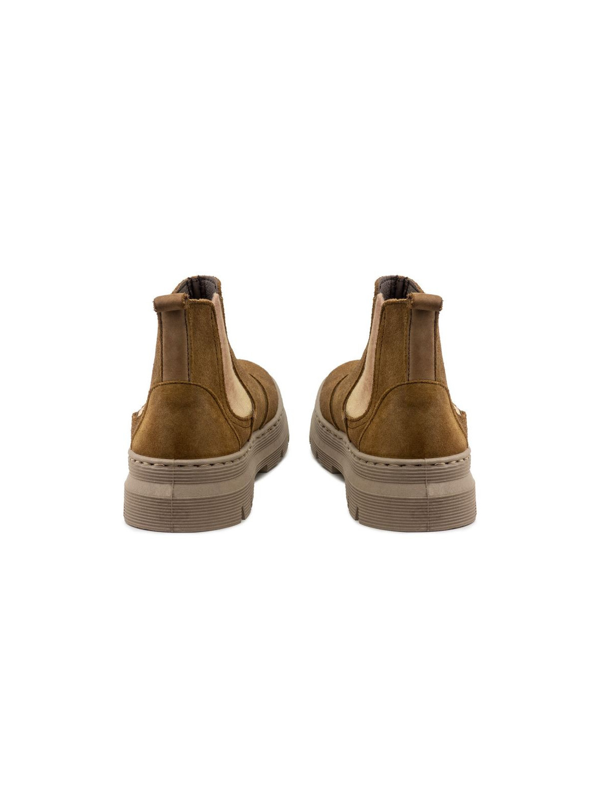 Chaussures Montantes Fourrées Laine Couleur Beige - Naturalworld