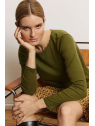Tee-shirt Manches Longues Femme en Laine et Coton Bio- Tranquillo