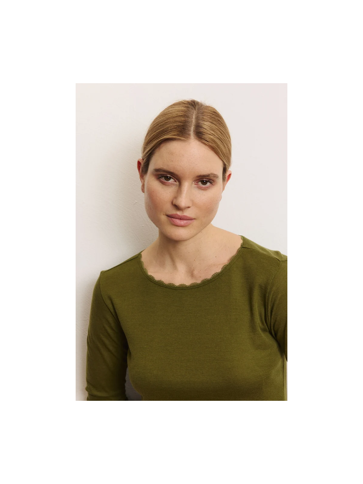 Tee-shirt Manches Longues Femme en Laine et Coton Bio- Tranquillo