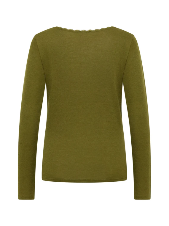 Tee-shirt Manches Longues Femme en Laine et Coton Bio- Tranquillo