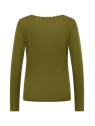 Tee-shirt Manches Longues Femme en Laine et Coton Bio- Tranquillo
