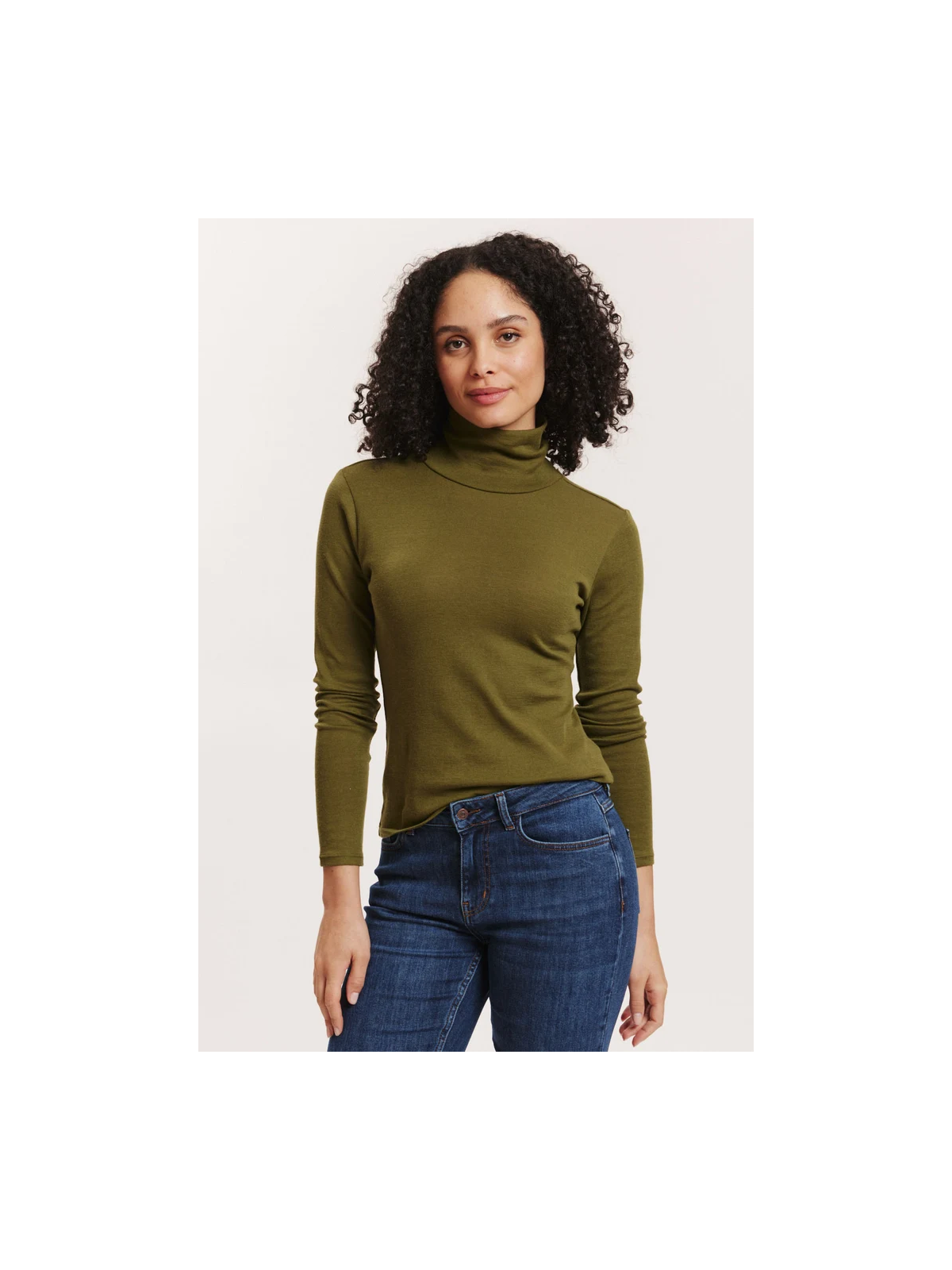 Tee-shirt Manches Longues Femme en Laine et Coton Bio- Tranquillo