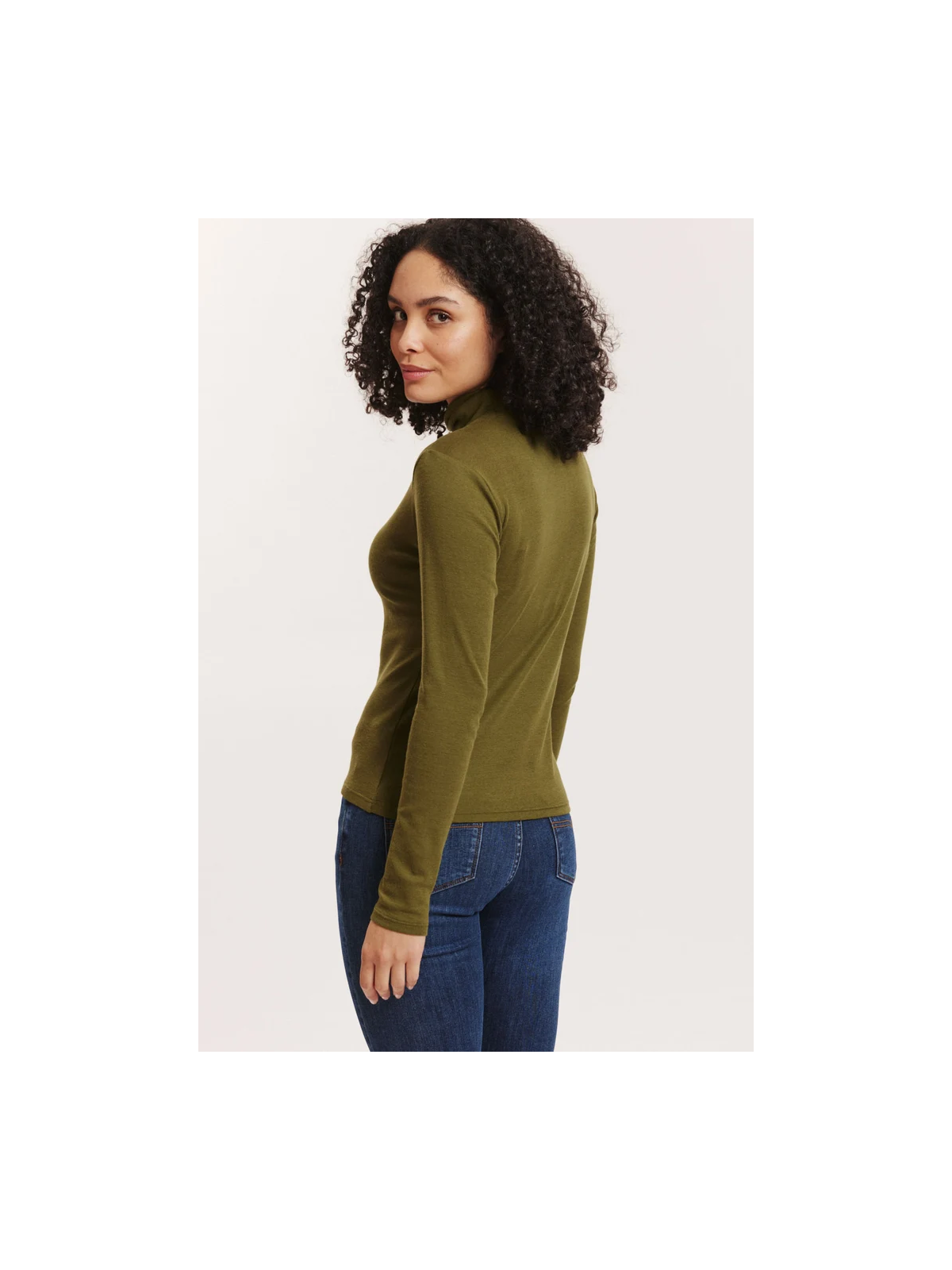 Tee-shirt Manches Longues Femme en Laine et Coton Bio- Tranquillo