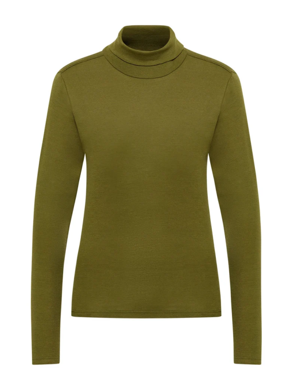 Tee-shirt Manches Longues Femme en Laine et Coton Bio- Tranquillo