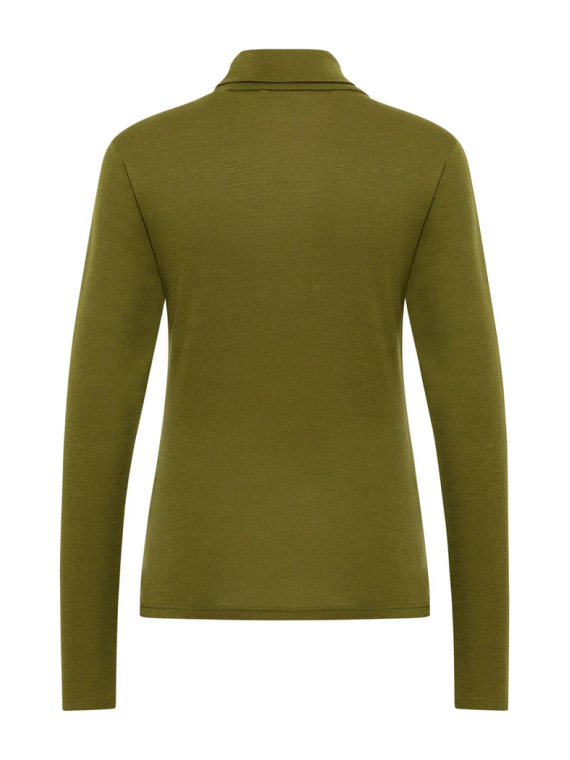Tee-shirt Manches Longues Femme en Laine et Coton Bio- Tranquillo