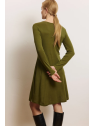 Robe Manches Longues Femme en Laine et Coton Bio- Tranquillo