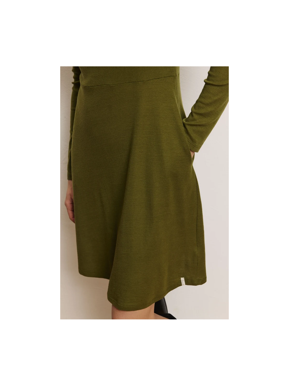 Robe Manches Longues Femme en Laine et Coton Bio- Tranquillo