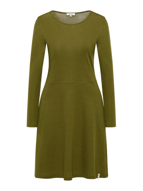 Robe Manches Longues Femme en Laine et Coton Bio- Tranquillo