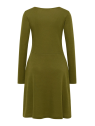 Robe Manches Longues Femme en Laine et Coton Bio- Tranquillo