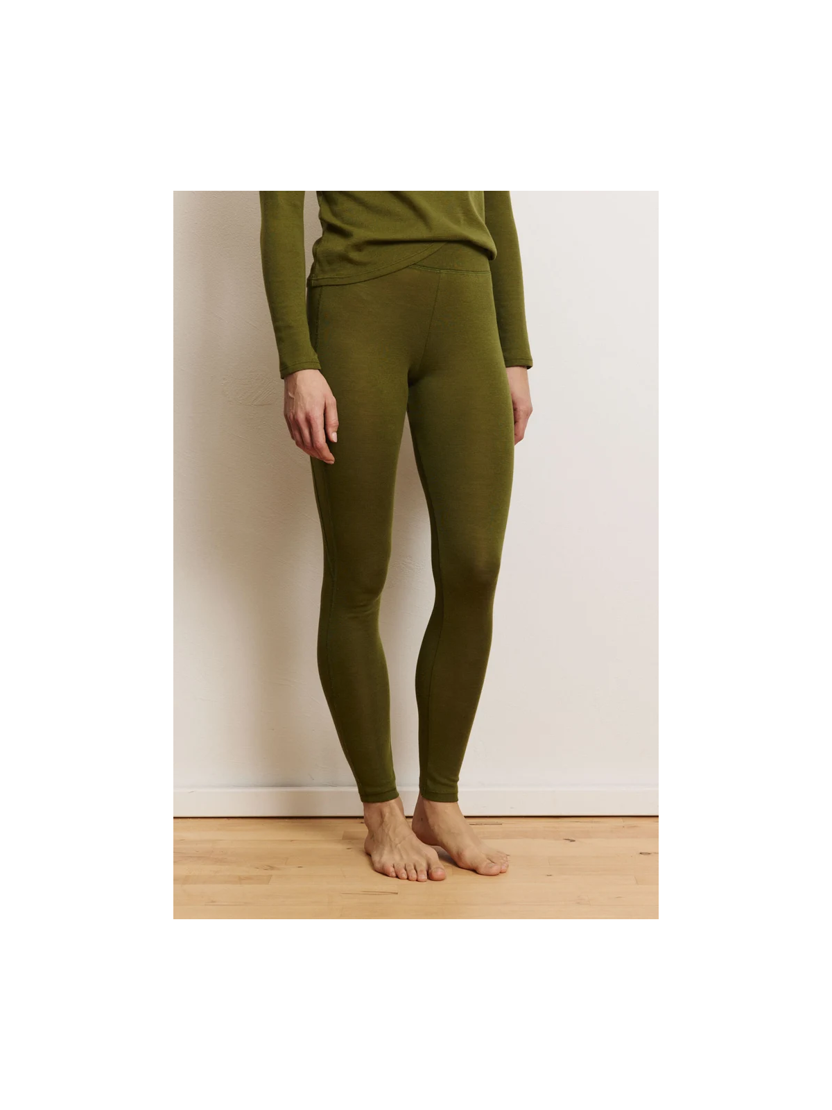 Tee-shirt Manches Longues Femme en Laine et Coton Bio- Tranquillo