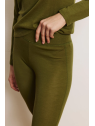 Tee-shirt Manches Longues Femme en Laine et Coton Bio- Tranquillo