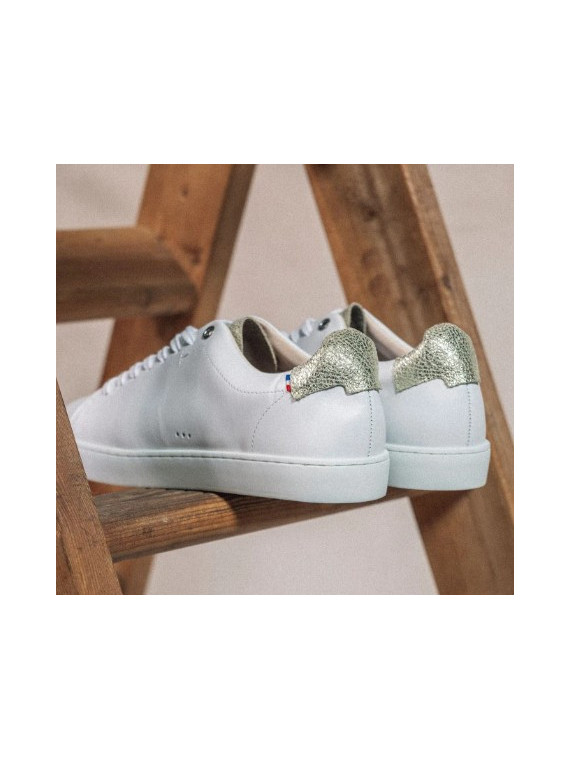Chaussures Sessile "Abelia" Blanc or