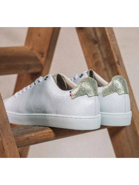 Chaussures Sessile "Abelia" Blanc or