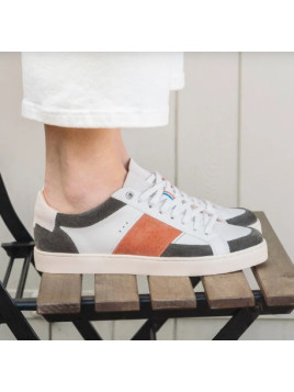 Chaussures Sessile "Hiba" Crème/orange/kaki