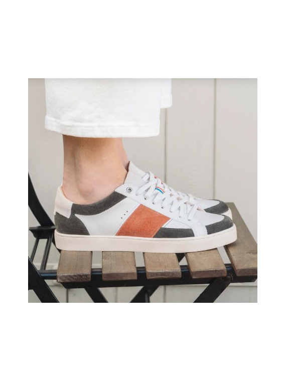 Chaussures Sessile "Hiba" Crème/orange/kaki