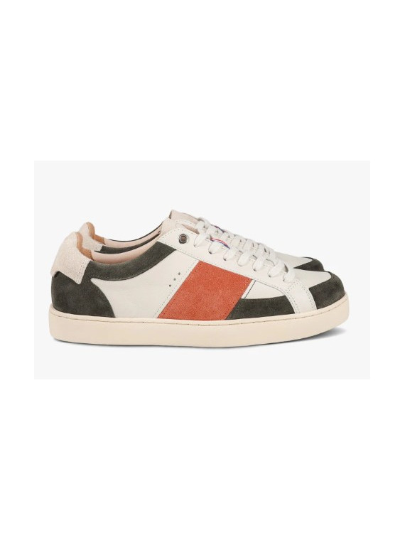 Chaussures Sessile "Hiba" Crème/orange/kaki