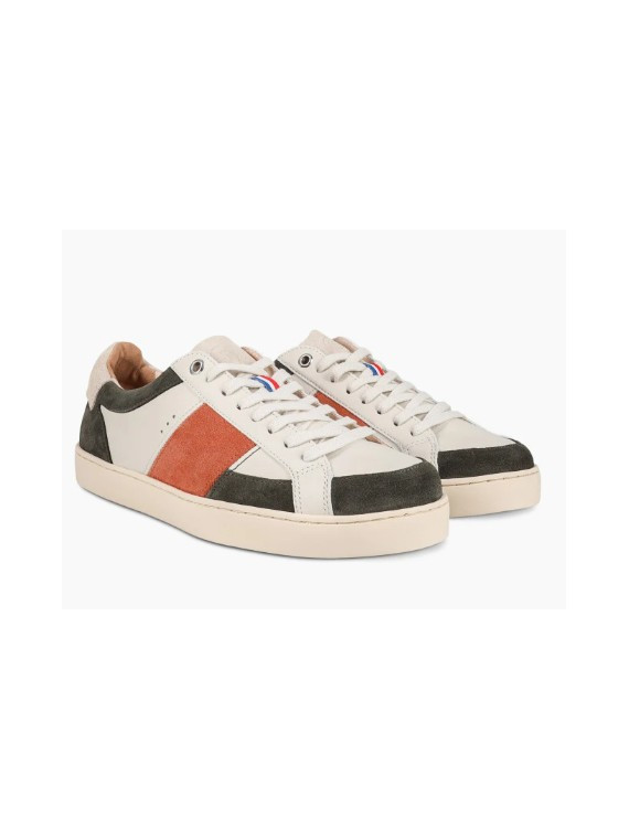 Chaussures Sessile "Hiba" Crème/orange/kaki