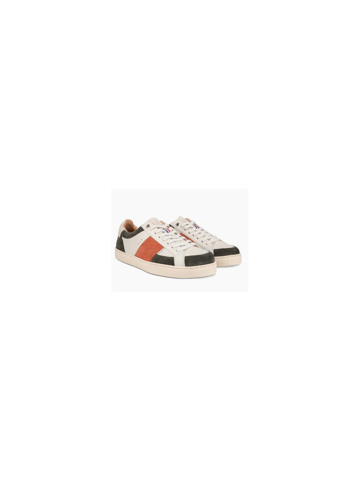 Chaussures Sessile "Hiba" Crème/orange/kaki