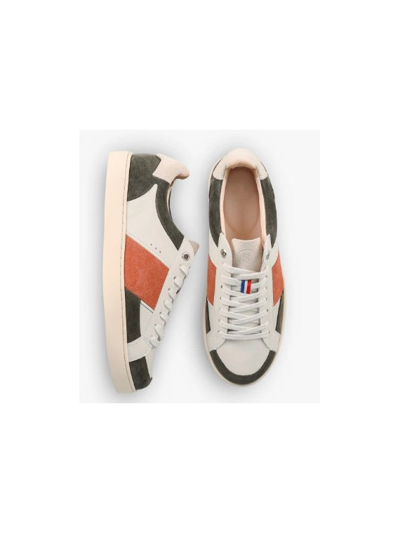 Chaussures Sessile "Hiba" Crème/orange/kaki